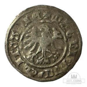 Alternative view of 1501-1506 metų Aleksandro Jogailaičio 1/2 grašio - Gotika - Katalogo nr. H4 A