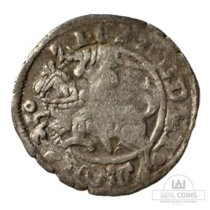 1501-1506 metų Aleksandro Jogailaičio 1/2 grašio - Gotika - Katalogo nr. H4 A