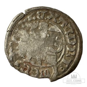 1501-1506 metų Aleksandro Jogailaičio 1/2 grašio - Gotika - Katalogo nr. H1 A