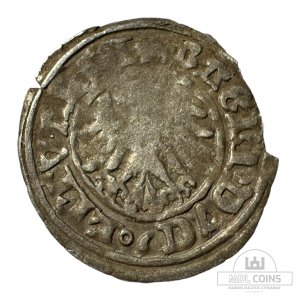 Alternative view of 1501-1506 metų Aleksandro Jogailaičio 1/2 grašio - Gotika - Katalogo nr. H1 A