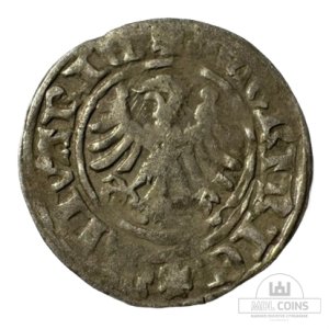 Alternative view of 1501-1506 metų Aleksandro Jogailaičio 1/2 grašio - Gotika - Katalogo nr. H1 A
