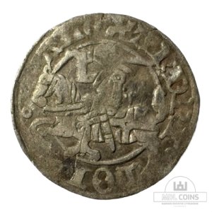 1501-1506 metų Aleksandro Jogailaičio 1/2 grašio - Gotika - Katalogo nr. H7 A