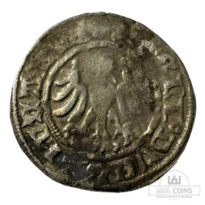 Alternative view of 1501-1506 metų Aleksandro Jogailaičio 1/2 grašio - Gotika - Katalogo nr. H3 H – (Sesija Nr.92 – Pabaiga 20260505 – 21.30 val. + 2 min. „Anti-sniping”)