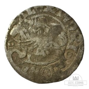 1501-1506 metų Aleksandro Jogailaičio 1/2 grašio - Renesansas - Katalogo nr. H22 A