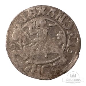 1501-1506 metų Aleksandro Jogailaičio 1/2 grašio - Renesansas - Katalogo nr. H22 A