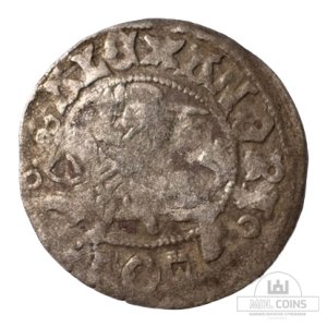1501-1506 metų Aleksandro Jogailaičio 1/2 grašio - Renesansas - Katalogo nr. H22 A