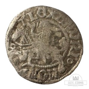 1501-1506 metų Aleksandro Jogailaičio 1/2 grašio - Renesansas - Katalogo nr. H22 A