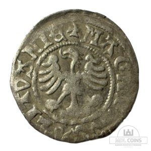 Alternative view of 1501-1506 metų Aleksandro Jogailaičio 1/2 grašio - Renesansas - Katalogo nr. H22 A