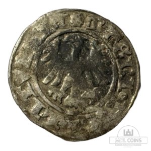 Alternative view of 1501-1506 metų Aleksandro Jogailaičio 1/2 grašio - Gotika - Katalogo nr. H6 A
