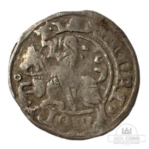 1501-1506 metų Aleksandro Jogailaičio 1/2 grašio - Gotika - Katalogo nr. H6 A