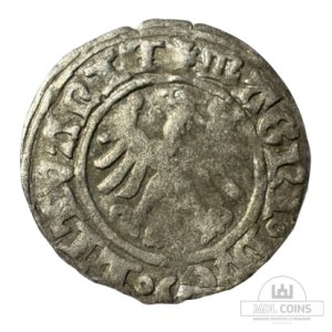 Alternative view of 1501-1506 metų Aleksandro Jogailaičio 1/2 grašio - Gotika - Katalogo nr. H6 A