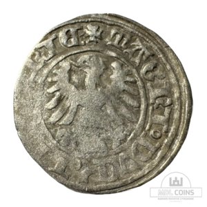 Alternative view of 1501-1506 metų Aleksandro Jogailaičio 1/2 grašio - Gotika - Katalogo nr. H6 A