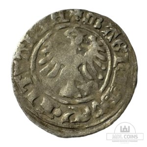 Alternative view of 1501-1506 metų Aleksandro Jogailaičio 1/2 grašio - Gotika - Katalogo nr. H6 A