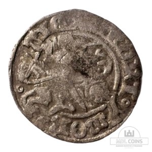 1501-1506 metų Aleksandro Jogailaičio 1/2 grašio - Gotika - Katalogo nr. H6 A