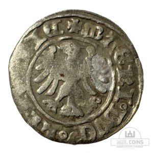 Alternative view of 1501-1506 metų Aleksandro Jogailaičio 1/2 grašio - Gotika - Katalogo nr. H6 A