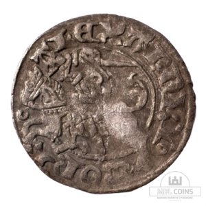 1501-1506 metų Aleksandro Jogailaičio 1/2 grašio - Gotika - Katalogo nr. H6 A