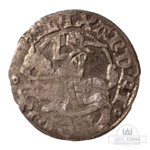 1501-1506 metų Aleksandro Jogailaičio 1/2 grašio - Gotika - Katalogo nr. H12