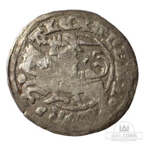 1501-1506 metų Aleksandro Jogailaičio 1/2 grašio - Gotika - Katalogo nr. H4 I - II retumas