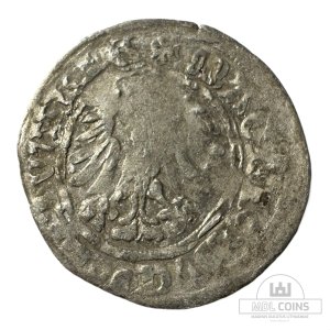 Alternative view of 1501-1506 metų Aleksandro Jogailaičio 1/2 grašio - Gotika - Katalogo nr. H4 I - II retumas