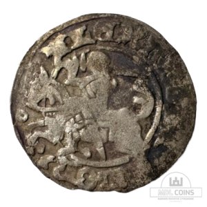 1501-1506 metų Aleksandro Jogailaičio 1/2 grašio - Gotika - Katalogo nr. H6 A