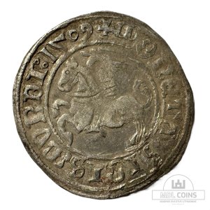 1509 metų Žygimanto Senojo 1/2 grašio - Katalogo nr. H33 J