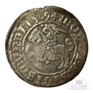1509 metų Žygimanto Senojo 1/2 grašio - Katalogo nr. H33 G