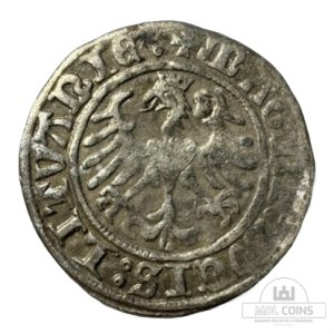 Alternative view of 1509 metų Žygimanto Senojo 1/2 grašio - Katalogo nr. H34 D