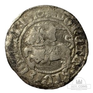 1510 metų Žygimanto Senojo 1/2 grašio - Katalogo nr. H38 B