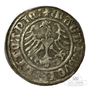 Alternative view of 1509 metų Žygimanto Senojo 1/2 grašio - Katalogo nr. H33 X1