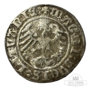 Alternative view of 1509 metų Žygimanto Senojo 1/2 grašio - Katalogo nr. H33 K1