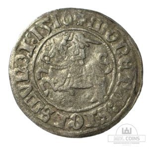 1510 metų Žygimanto Senojo 1/2 grašio - Katalogo nr. H36 D1