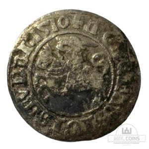 1510 metų Žygimanto Senojo 1/2 grašio - Katalogo nr. H36 A
