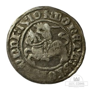 1510 metų Žygimanto Senojo 1/2 grašio - Katalogo nr. H38 F