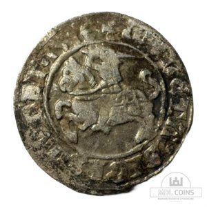 1510 metų Žygimanto Senojo 1/2 grašio - Katalogo nr. H38 A