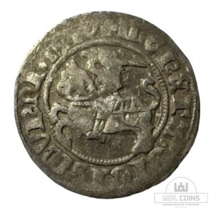 1510 metų Žygimanto Senojo 1/2 grašio - Katalogo nr. H38 A