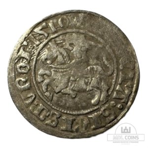 1510 metų Žygimanto Senojo 1/2 grašio - Katalogo nr. H38 O