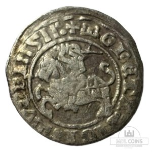 1511 metų Žygimanto Senojo 1/2 grašio - Katalogo nr. H39 H1