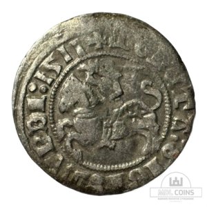 1511 metų Žygimanto Senojo 1/2 grašio - Katalogo nr. H39 A