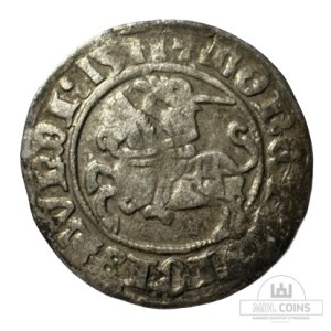 1511 metų Žygimanto Senojo 1/2 grašio - Katalogo nr. H39 A
