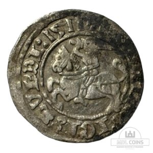 1511 metų Žygimanto Senojo 1/2 grašio - Katalogo nr. H39 A