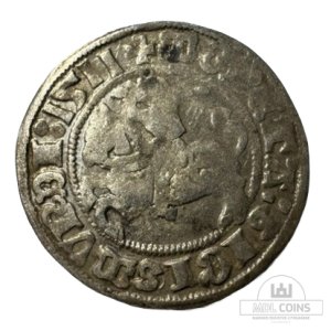 1511 metų Žygimanto Senojo 1/2 grašio - Katalogo nr. H39 C