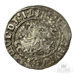 1512 metų Žygimanto Senojo 1/2 grašio - Dvigubas kalimas