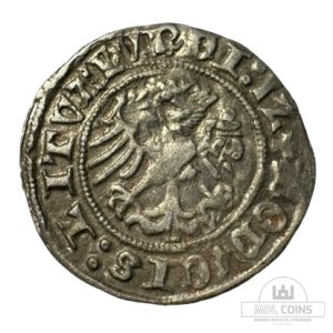 Alternative view of 1512 metų Žygimanto Senojo 1/2 grašio - Dvigubas kalimas