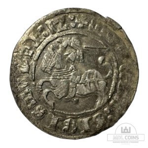 1512 metų Žygimanto Senojo 1/2 grašio - Katalogo nr. H40 AC