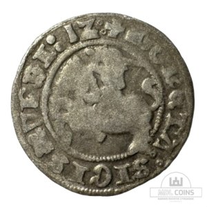 1512 metų Žygimanto Senojo 1/2 grašio - Katalogo nr. H40 AC