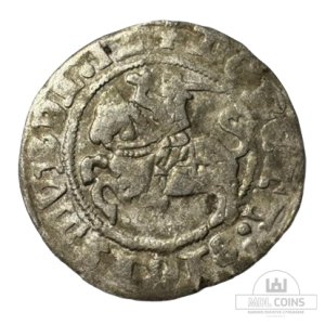1512 metų Žygimanto Senojo 1/2 grašio - Katalogo nr. H40 D