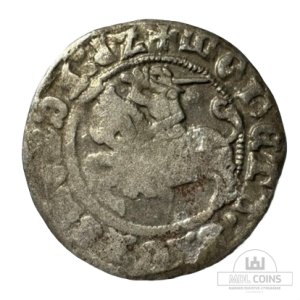 1512 metų Žygimanto Senojo 1/2 grašio - Katalogo nr. H40 D