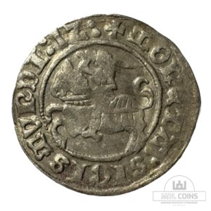 1512 metų Žygimanto Senojo 1/2 grašio - Katalogo nr. H40 AJ