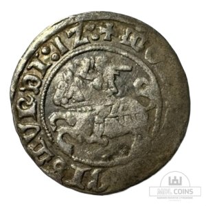1512 metų Žygimanto Senojo 1/2 grašio - Katalogo nr. H40 AJ