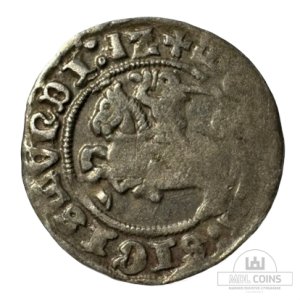 1512 metų Žygimanto Senojo 1/2 grašio - Katalogo nr. H40 B